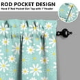 thumbnail image 5 of Country Boho Curtains 24 Inch - 3 Panel Floral Farmhouse Set with Vintage Botanical Design, Rod Pocket Window Treatment, 5 of 6