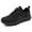 Black, variant on Mens Sneakers Leather Running Shoes Trainers Sneaker Casual Hiking Shoes