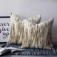 thumbnail image 2 of 20x20 Pillow Covers Set of 2, Brown Beige Vintage Throw Pillow Covers Decorative Couch Cushion Case, Retro Abstract Art Microfiber Square Pillowcases for Bedroom Car Living Room, 2 of 7