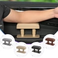 thumbnail image 1 of Adjustable Car Armrest Pad - Leather Elbow Support with Non-Slip Mat for Drivers Seat, Center Console, or Door, 1 of 7