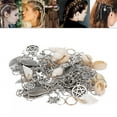 thumbnail image 1 of Anillos Para Trenzas De Cabello, Pinzas Para Trenzas De Cabello, 70 Piezas Para Desfiles De Moda, 1 of 7