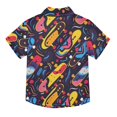 thumbnail image 2 of Dailycode Small Short Sleeve Button Down Shirts Cartoon Skate Casual Shirt 3-10 Years, 2 of 9