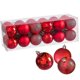 thumbnail image 1 of 24piece Christmas Baubles, 4 Cm, Shatterproof Plastic, Hanging Band, 1 of 5