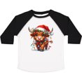 thumbnail image 3 of Inktastic Christmas Highland Cow Boys or Girls Toddler T-Shirt, 3 of 5