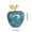 Blue, variant on Beautynvta Crystal Apple Figurine, Glass Home Office Decor, Apple Figurine Ornament for Christmas Eve Home Office Desk Shelf Display, 2.48"x1.96"x1.96", Blue