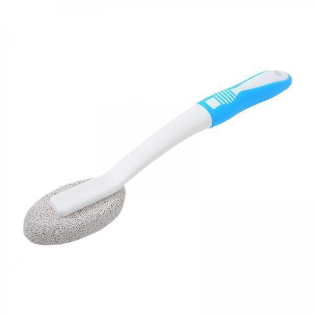 2x Cepillo de Limpieza de Piedra Pómez, Cepillo para Inodoro con Mango Extralargo, Ahorro de Espacio, Limpiador de Inodoro para Baño, Eliminación de 2 piezas