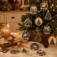thumbnail image 7 of 12Pack Christmas House & Tree Diamond Art Kits for Adults, Wooden Ornaments for Christmas Tree, 7 of 7