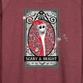 thumbnail image 3 of The Nightmare Before Christmas - Scary And Bright - Women's Lightweight French Terry Long Sleeve Shirt, 3 of 5