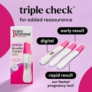 FIRST RESPONSE Triple Check Pregnancy Test 3 ct.