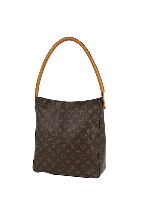 Pre-Owned Louis Vuitton Looping GM One-Shoulder Shoulder Bag Monogram Brown M51145 Women's