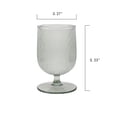 thumbnail image 6 of Better Homes and Gardens Ribbed 12-Ounce Tritan Green Goblet for Everyday Use, 6 of 7