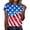 3-Multicolour, variant on MuXiKeJi Clothes American Flag Shirts Women 4th of July Tops Patriotic Short Sleeve Tshirt Memorial Day Tee Tops