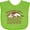 Apple Green, variant on Inktastic Life is Better with a Basset Hound Boys or Girls Baby Bib