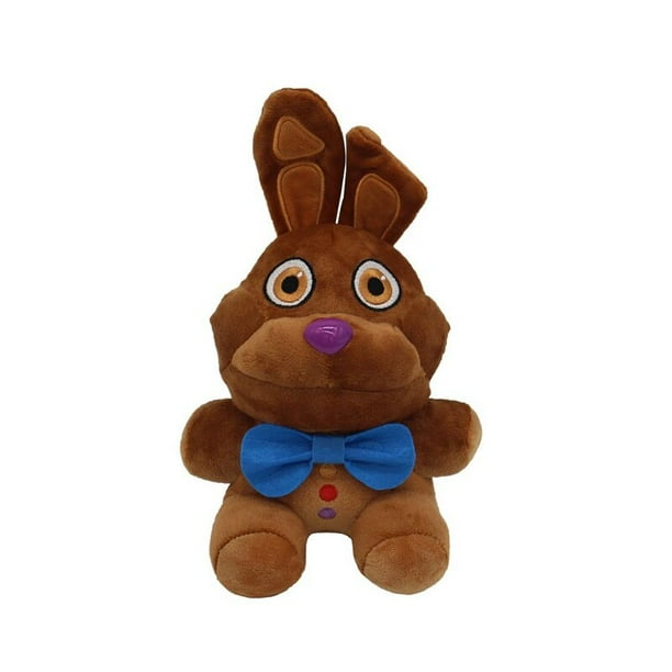 Hot FNAF Purple Plush Nightmare Bonnie Plush Toys Five Nights at Fredy Bonnie Peluche Toys Soft Stuffed Animal Dolls Kids GiftsA21 18CM Deng Xun unisex