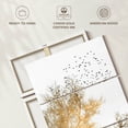 thumbnail image 6 of Elephant Stock Golden Skies Wall Art - Vertical Multi Panel Canvas - Living Room Wall Decor - Floral And Botanical Multi Panel - Gold And White Decor By Kubistika - 32" x 50", 6 of 8
