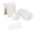 thumbnail image 4 of 200 Pieces Price Tags with Attached Fastener String Clothing Labels Marking Tags White, 4 of 8