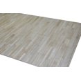thumbnail image 4 of Bashian H112-IV-2.6X8-H16 Santa Fe Collection Striped Contemporary Leather Hand Stitched Area Rug, Ivory - 2 ft. 6 in. x 8 ft., 4 of 4