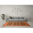 thumbnail image 3 of Ahgly Company Indoor Square Oriental Orange Traditional Area Rugs, 3' Square, 3 of 4