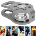 thumbnail image 3 of 20KN Climbing Pulley, Small Rope Pulleys  Toughness Single Pulley Fixed, Not Easy To Break Light Weight For Woman Man Blue,Red,Gray,Green, 3 of 8