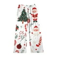 thumbnail image 4 of LHVUOA Christmas Womens Pajama Pants Drawstring Stretch Cute Xmas Print Pjs Casual Elastic Waist Pajama Pants, 4 of 5