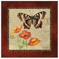 thumbnail image 1 of Great BIG Canvas | Rolled Gregory Gorham Poster Print entitled Butterfly And Poppies, 1 of 4