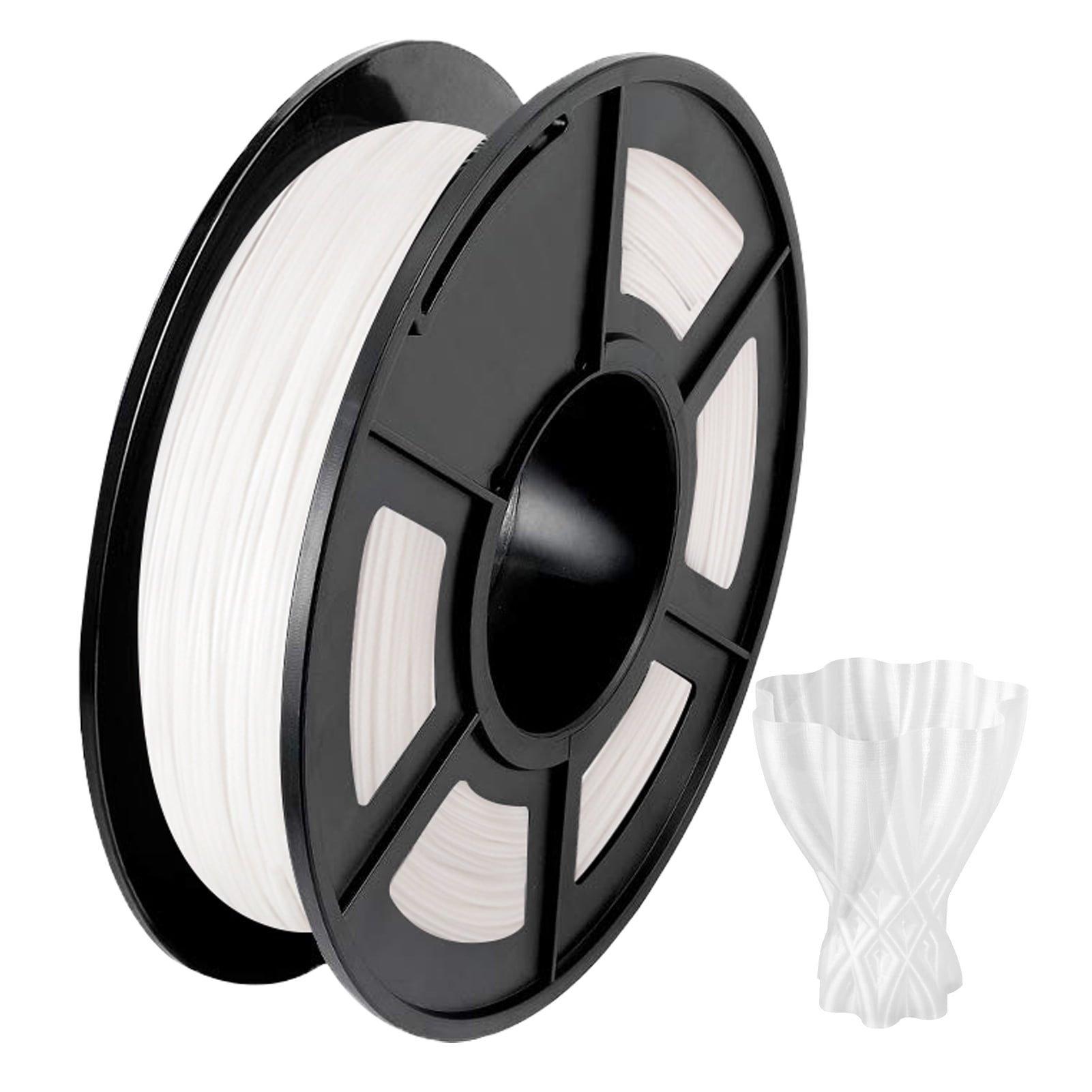 SUNLU TPU/Flexible 3D Printer Filament 1.75mm 1KG/2.2lb Spool Black Elastic TPU 