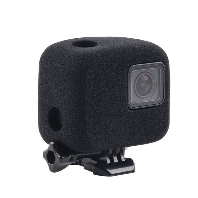 Carcasa de espuma para parabrisas para GoPro Hero 7/6/5, color negro