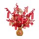 thumbnail image 3 of Jarrón de plantas artificiales de año Nuevo Chino, altura de 50cm, decoración decorativa de mesa para decoración del hogar y la Oficina, multiusos, Jarrón dorado, 3 of 8