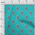 thumbnail image 1 of oneOone Georgette Viscose Fabric Flower Artistic Printed Craft Fabric BTY 42 Inch Wide, 1 of 4