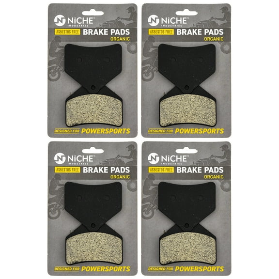 Niche Brake Pad Set Arctic Cat CrossFire Firecat Lynx 2000 Rear Organic 4 Pack 519-KPA2653D
