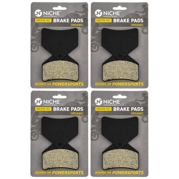Niche Brake Pad Set Arctic Cat CrossFire Firecat Lynx 2000 Rear Organic 4 Pack 519-KPA2653D