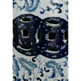 thumbnail image 3 of 18" Square Floral Blue & White Porcelain Garden Stool, 3 of 3