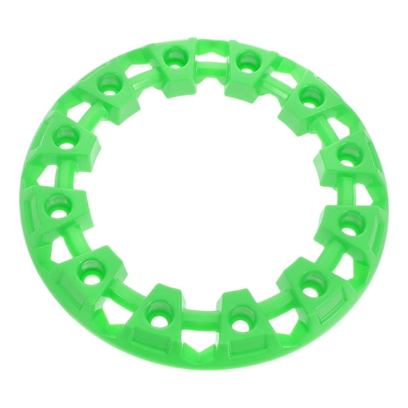SOPOTUTU Green Plastic Hub Caps for ATV Wheel Rim Covers, Easy to Install Quad Accessories, Replacement Parts