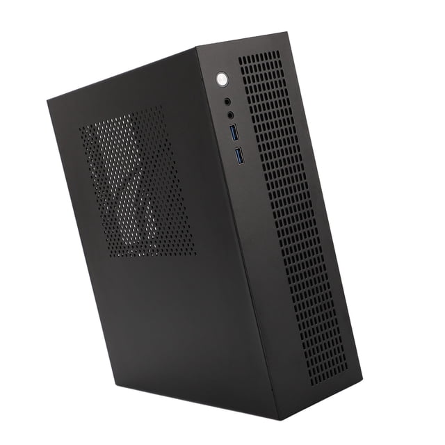 Mini PC ITX Computer Case, USB3.0 Sturdy Micro Atx Case 2 SSD para El Hogar