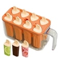 thumbnail image 1 of Ice Cube Tray 8 Cavity Ice Maker Tray Ice with Sticks Diy Ices Container Reusable Easy Release Freezer Tray for Homemade Desserts and Freezer Use Ice Mold Tray Freezer Ice Tray Easy Release Ice Molds, 1 of 9