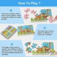 thumbnail image 4 of Wooden Jigsaw Puzzles Including Lion Elephant Deer For Children Preschool Learning Educational Puzzles Toys For Boys And Girls, 4 of 5