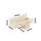 thumbnail image 3 of Organizador de pared plegable para secador de pelo | Capacidad de carga universal de 2 kg | Montaje adhesivo sin taladrar | Soporte para secador de pelo de baño que ahorra espacio con gancho, 3 of 5