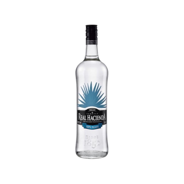 Paquete de 3 Tequila Real Hacienda Reposado Cristalino 940 ml