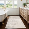 thumbnail image 4 of 3x4 Beige/Cream Runner Rug Indoor Outdoor Use, 4 of 8