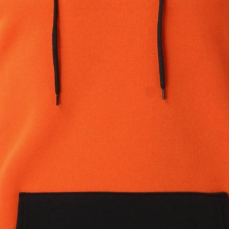 Walmart top orange sweatshirt