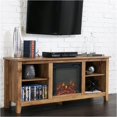thumbnail image 4 of Pemberly Row 58" Wood TV Stand with Fireplace in Barn Wood, 4 of 4