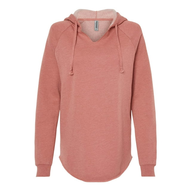 Independent Trading Co. PRM2500 Sweat à Capuche Léger pour Femmes California Wave Wash