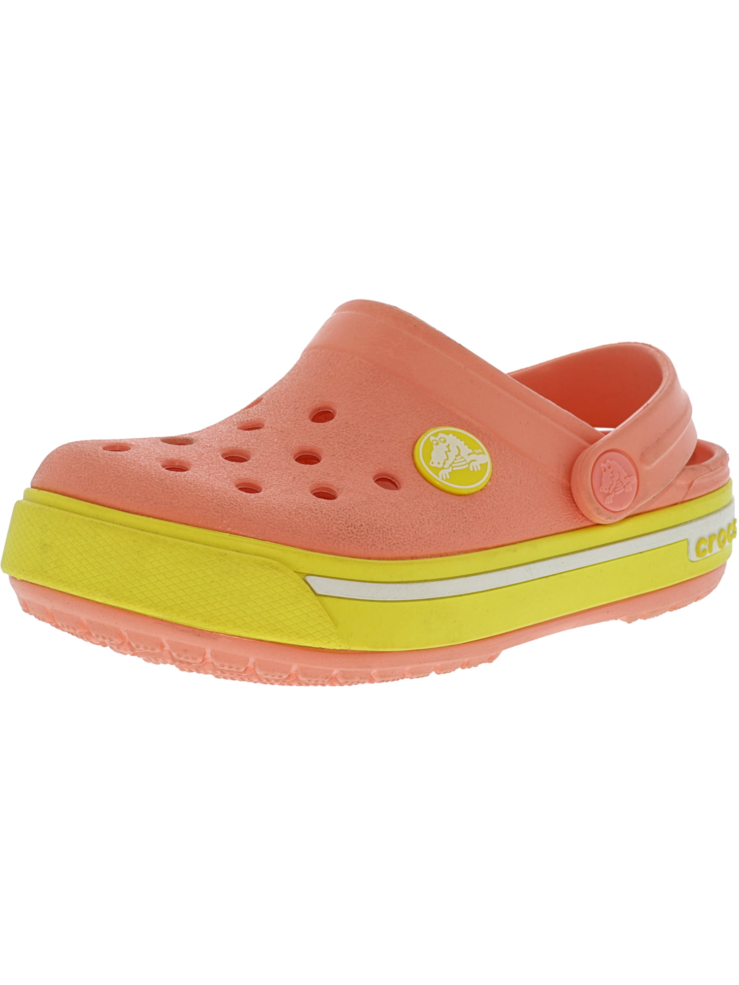 Crocs Crocband Ii.5 Clog Melon / Chartreuse AnkleHigh Clogs 1M