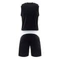 thumbnail image 5 of Kids Boys Football Soccer Training Team 2 Pcs Sport Suit Tracksuit Workout Fitness Sportswear Black 9 Years-10 Years, 5 of 5