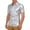 Silver, variant on Men's Sequin 70s 80s Disco Shirt - Retro Short Sleeve Button Up Party Outfit Top & Clubwear Gold Shirt