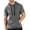 Dark Grey, variant on COOFANDY Gym Hoodie for Men Workout short sleeve hoodies Pullover athletic muscle fit hooded sweatshirts