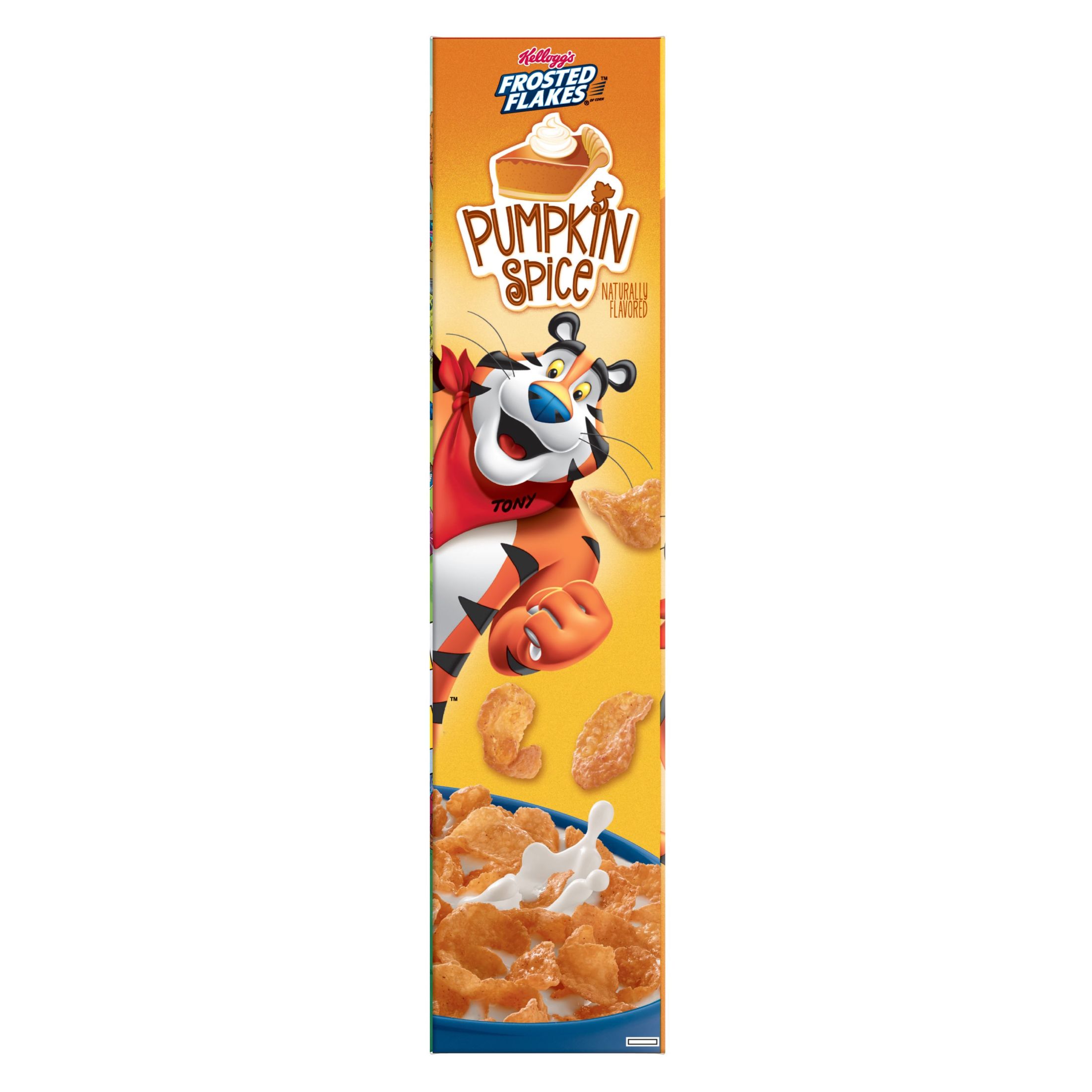 Kellogg's Frosted Flakes Pumpkin Spice Cold Breakfast Cereal, Family Size, 24 oz Box - image 5 of 8