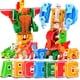 thumbnail image 2 of Figuras de acción de deformación con 26 letras del alfabeto AZ, dinosaurios, guerreros, juguetes de robot de transformación para niños, regalo Brinquedos, 2 of 5