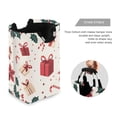 thumbnail image 3 of Yayeee Freestanding Laundry Hamper with Handle Collapsible Large Storage Basket for Clothes, Red Christmas Box Pattern, 3 of 7