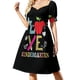 thumbnail image 1 of Vestido de manga corta para jardín de infantes, divertido, me encanta el jardín de infantes, elegantes y bonitos vestidos de mujer, ropa de verano, falda de verano, vestido, 1 of 7